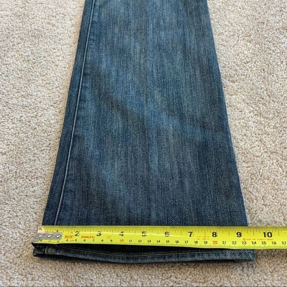 Rock & Republic pink stitching bootcut jeans Sz 30 - Picture 10 of 11